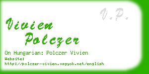 vivien polczer business card